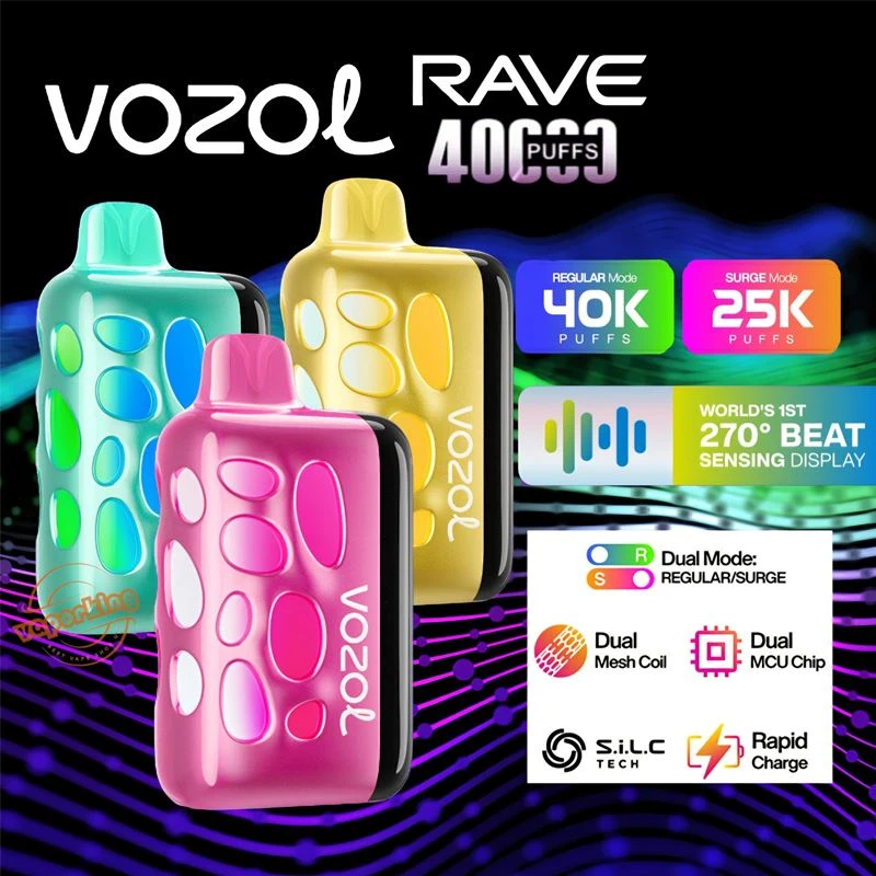 „Vozol Rave 40000“ puffai